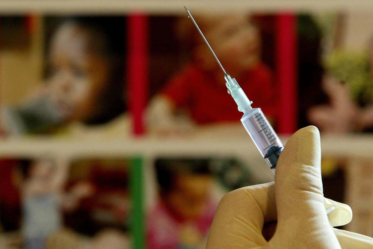 NHS figures show a continuing fall in children receiving life-saving vaccines